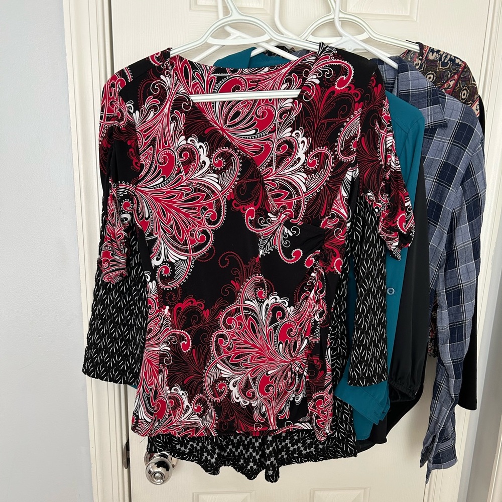 Lot of  7 Long Sleeves, 3/4 Sleeves for Work, Casual Ocassions